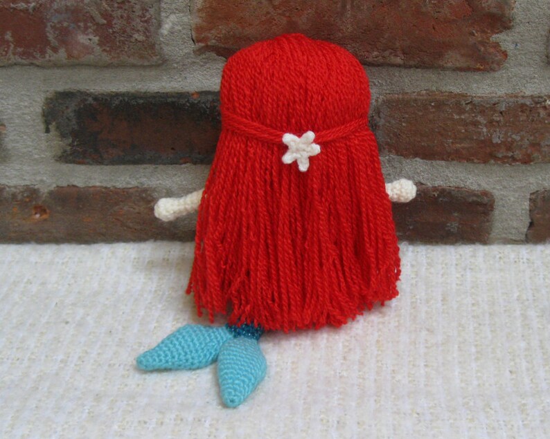 ARIEL Mermaid Amigurumi Pattern Crochet Doll Pattern Amigurumi Princess Pattern Tutorial PDF Plush Doll Girl image 4