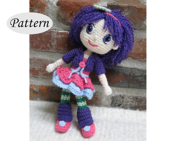 crochet strawberry shortcake doll pattern