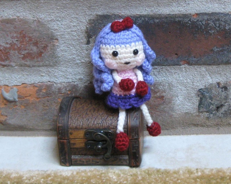 PATTERN Mini Lalaloopsy Doll Amigurumi Crochet Doll Photo Tutorial PDF image 4