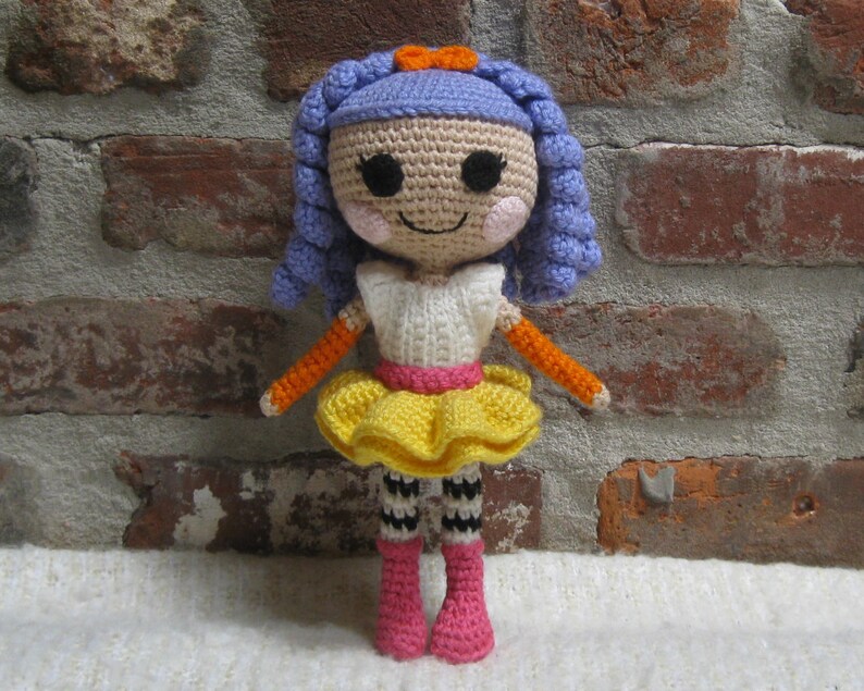 PATTERN Lalaloopsy Peanut Amigurumi Crochet Doll Photo Tutorial PDF image 3