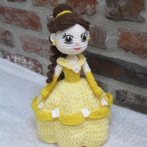 BELLE Amigurumi Pattern Crochet Doll Pattern Amigurumi Princess Pattern Tutorial PDF Plush Doll Girl image 2