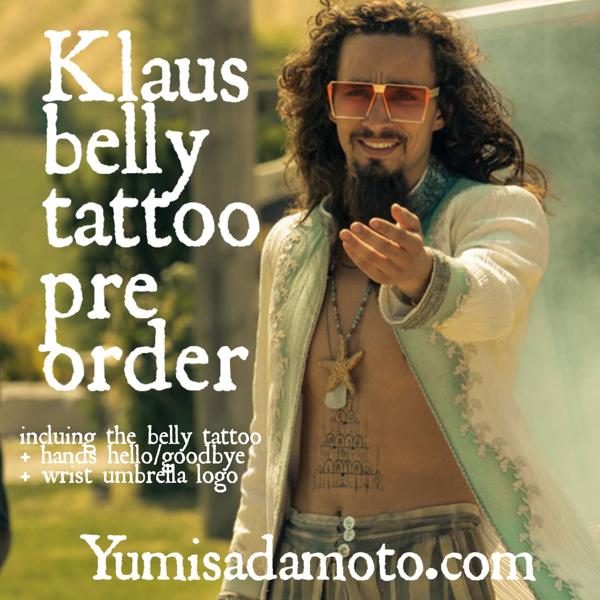 PREORDER Klaus Hargreeves Belly Temporary Tattoo Cosplay - Etsy PREORDER Klaus Hargreeves Belly Temporary Tattoo Cosplay - Etsy