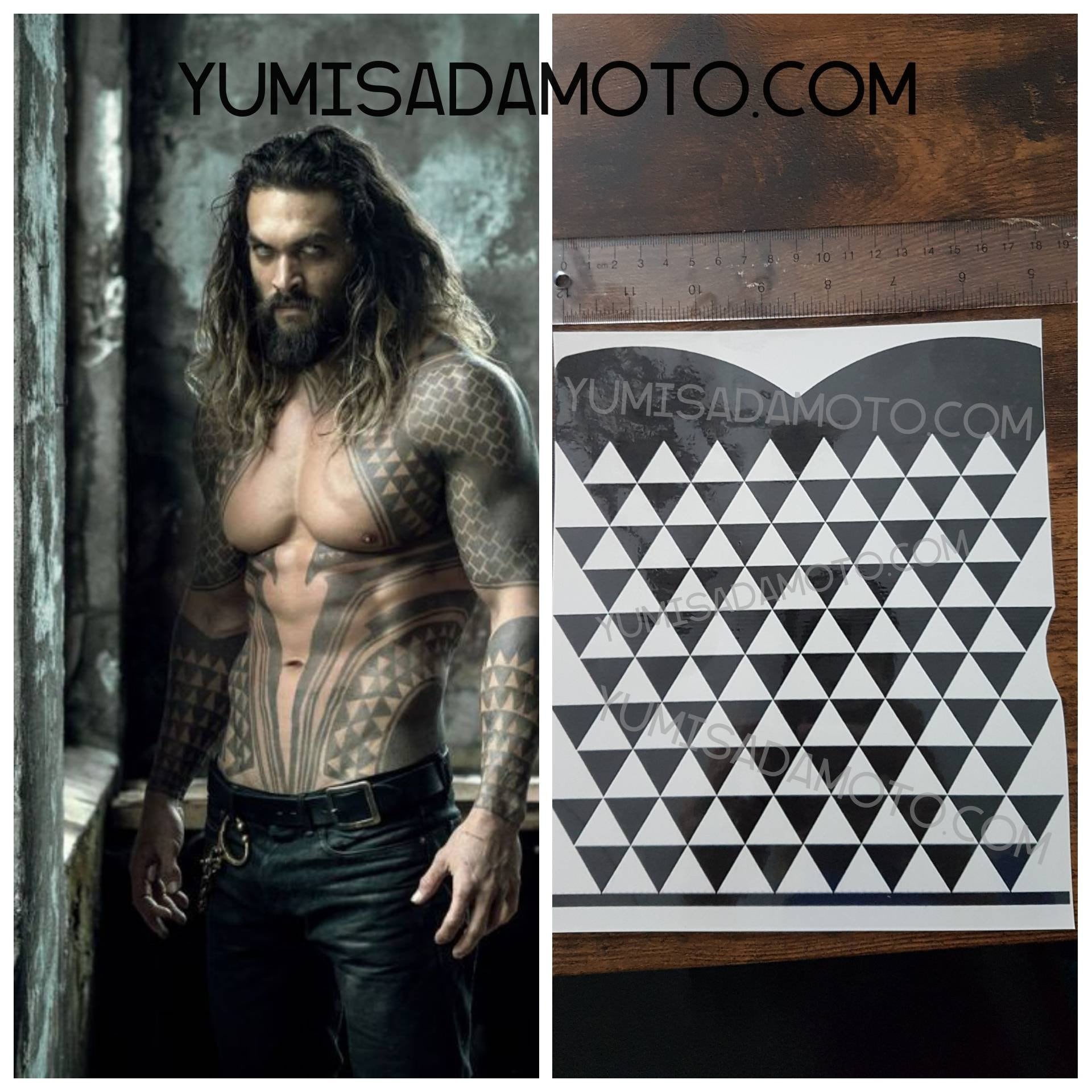 Are Jason Momoas Aquaman Tattoos Real  Jason Momoa Tattoos