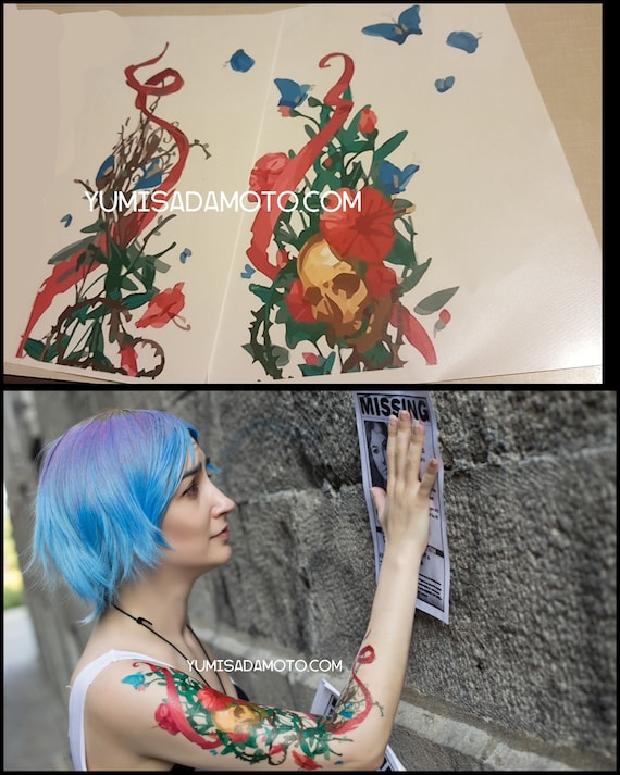 Chloe Life Is Strange Cosplay Bird On Red Sun Graphic Shirt Chloe Life Is Strange Cosplay Bird On Red Sun Graphic Shirt