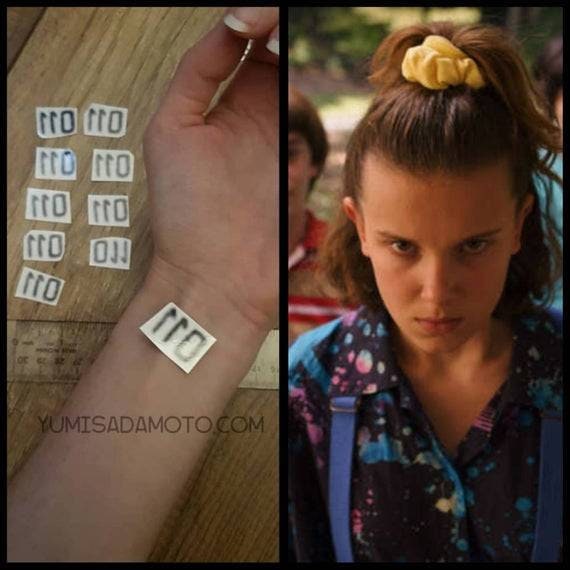 Stranger Thing Eleven Temporary Tattoo Party Pack Netflix Tv - Etsy Sweden Stranger Thing Eleven Temporary Tattoo Party Pack Netflix Tv - Etsy Sweden