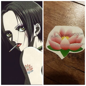 NANA OSAKI Lotus temporäres Tattoo Cosplay Kostüm Vivienne Westwood Stil inspiriert Anime Manga