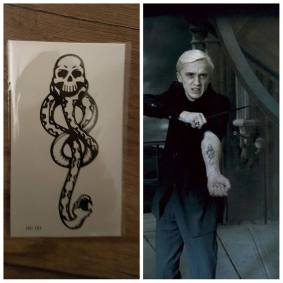 MuggleNetcom  Anyone out there have an actual Dark Mark tattoo Not that  were weeding out secret Death Eaters from our midst This cool artwork  was submitted by takshanarte on Instagram httpsbuffly3abJx7N 
