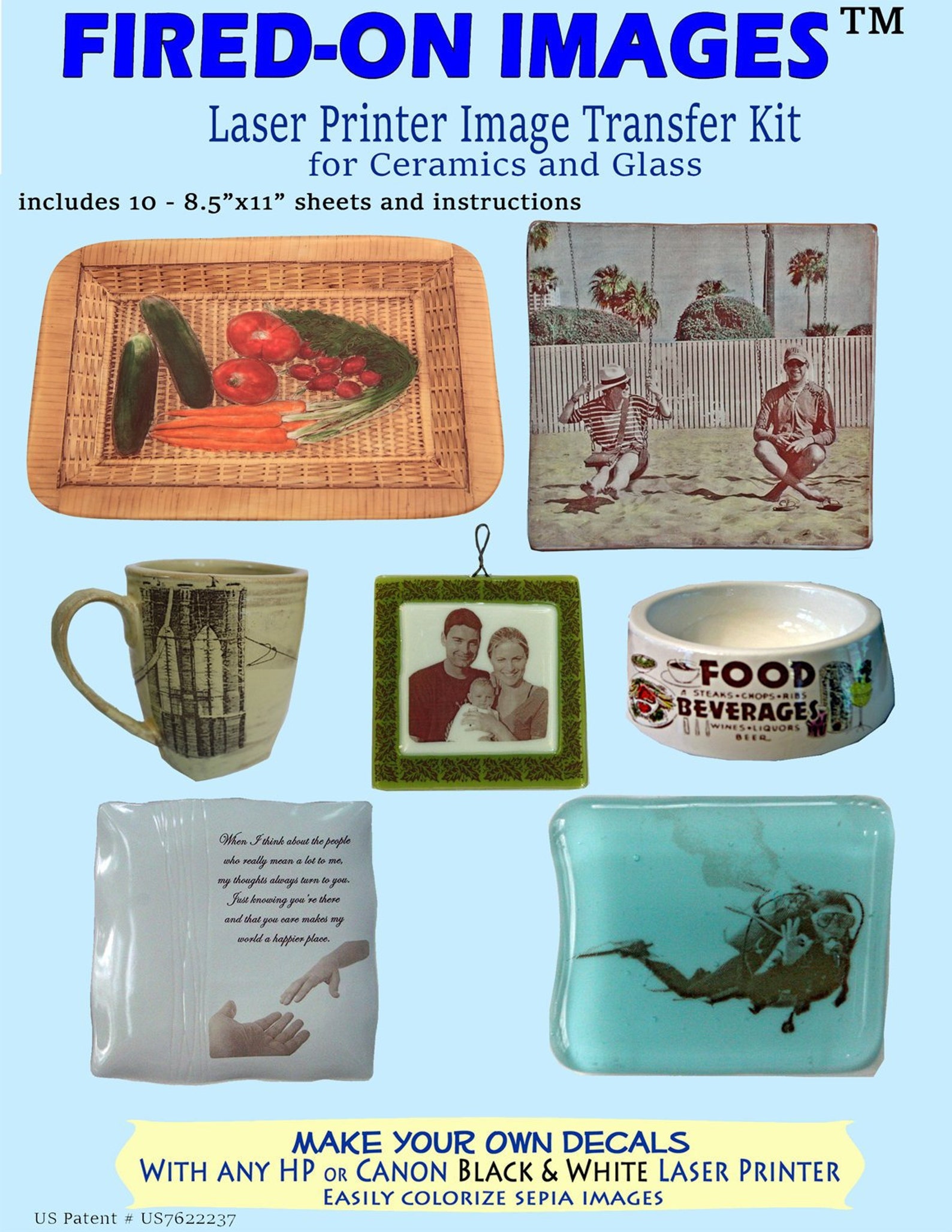 FiredOn Images Decal Paper BLANK Kiln Waterslide Decals Etsy