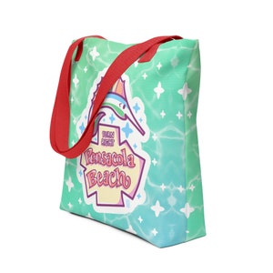 Pensacola Beach Sign Tote bag