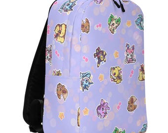 Evolution Fox Anime Monsters Minimalist Backpack