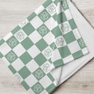 Sage D20 Throw Blanket