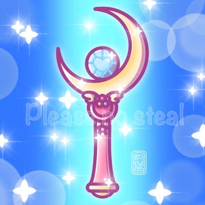 Magical Girl Wand 5”x7” print