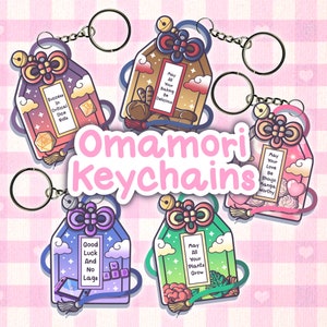 Post Pandemic Omamori Good Luck Keychains