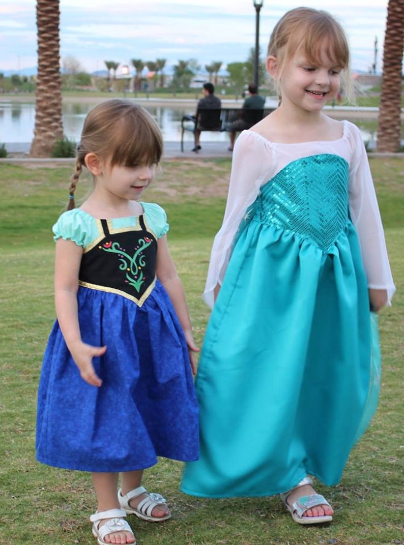 Frozen Inspired Princess Party Dress PDF Sewing Pattern for | Etsy