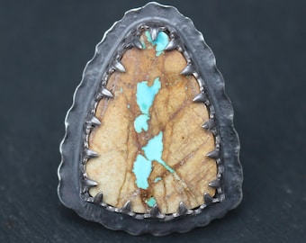 Royston Türkis Sterling Silber Statement Ring