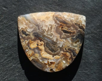 Graveyard Point Plume Agate Cabochon