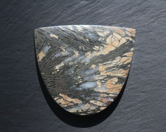 German Feather Pyrite Cabochon