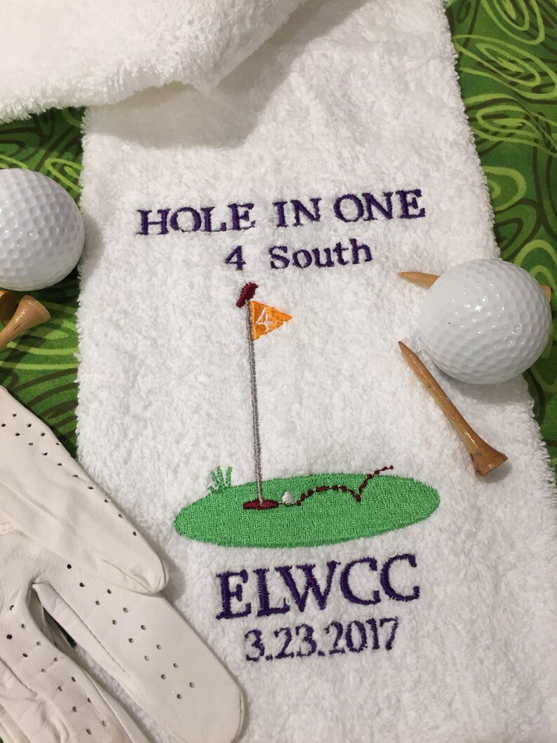 Hole in One Personalized Custom Embroidered Hole in One Etsy