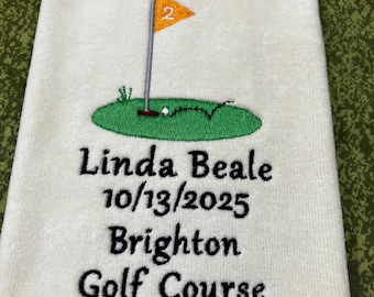 Hole In One Custom: Embroidered, Custom, Personalized, Commemorative, Ladies, Men's, Golf Gift. Christian
