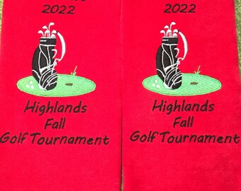 Custom Personalized Embroidered Golf: Men's, Ladies, Christian, Golf Gift, Door Prize, Retirement, Commemorative