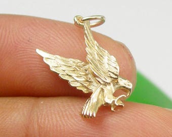 Gold hawk pendant outlet