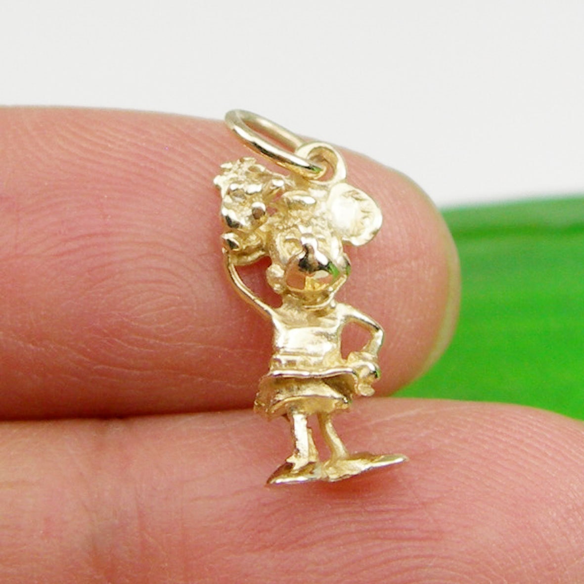Solid 3 Dimensional Minnie Mouse Cartoon Disney Character Charm Pendant Genuine 375 9ct 9k or 750 18ct 18k Yellow Gold C123 Etsy