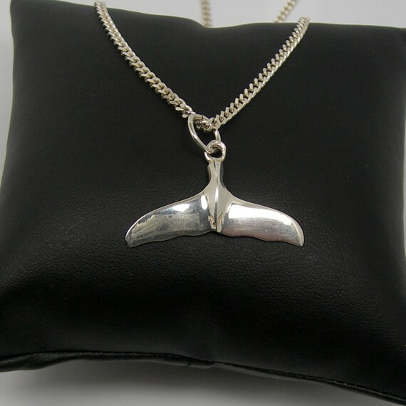 Sterling Silver Jewelry Pendants & Charms Solid Polished Whale Tail Pendant Sterling Silver Jewelry Pendants & Charms Solid Polished Whale Tail Pendant