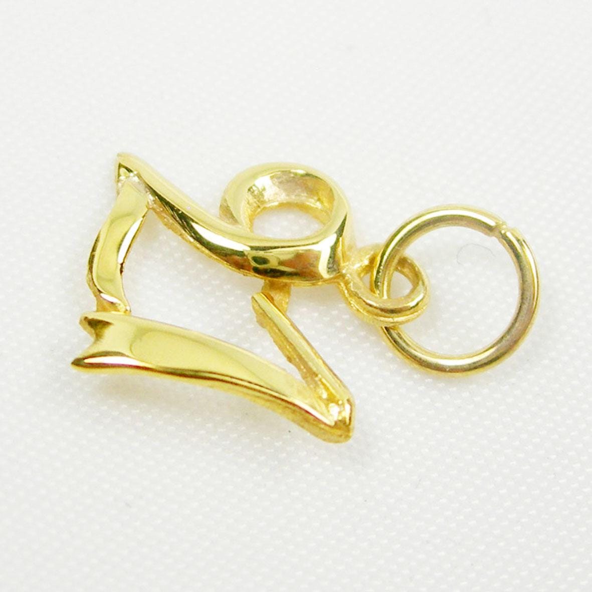 Charm Clé Anniversaire 21 Ans En Or Jaune 9 Carats - Neuf Avec étiquettes, Bijou Cadeau
