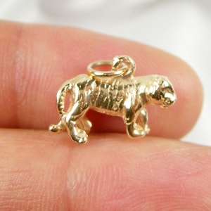 Vintage 24K 999 Pure Gold Tiger Year of Tiger Pendant. - Etsy