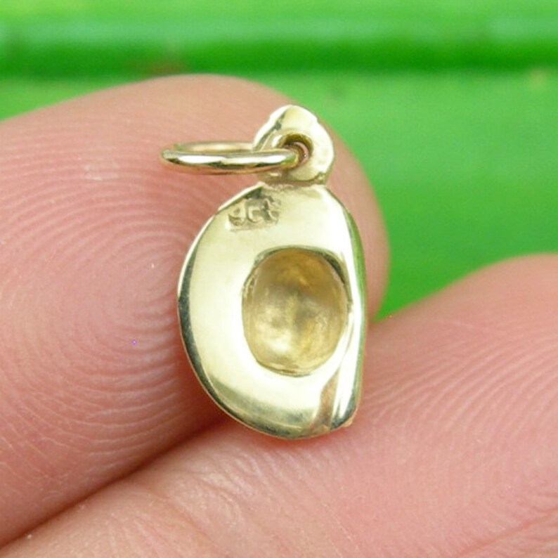 Genuine 375 9CT 9K Yellow Gold Small 3 Dimensional Slouch Hat Australian Digger Army Soldier Hat Charm C2090