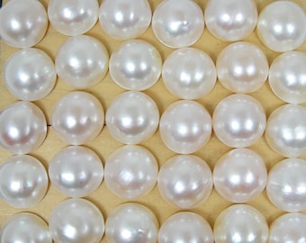 14-15mm, 15-16mm, 16-17mm, 17-18mm Round Mixed Color Australian Grown Cultured Broome Mabe Pearl Loose Gemstone B-Graded with Blemishes