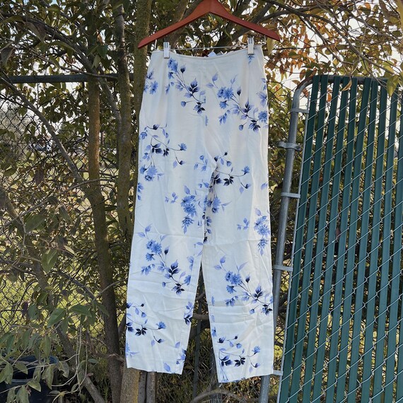 Vintage Y2K Dress Barn Floral Trousers 26" Waist