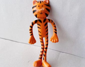 Vintage Bendable Tiger Toy