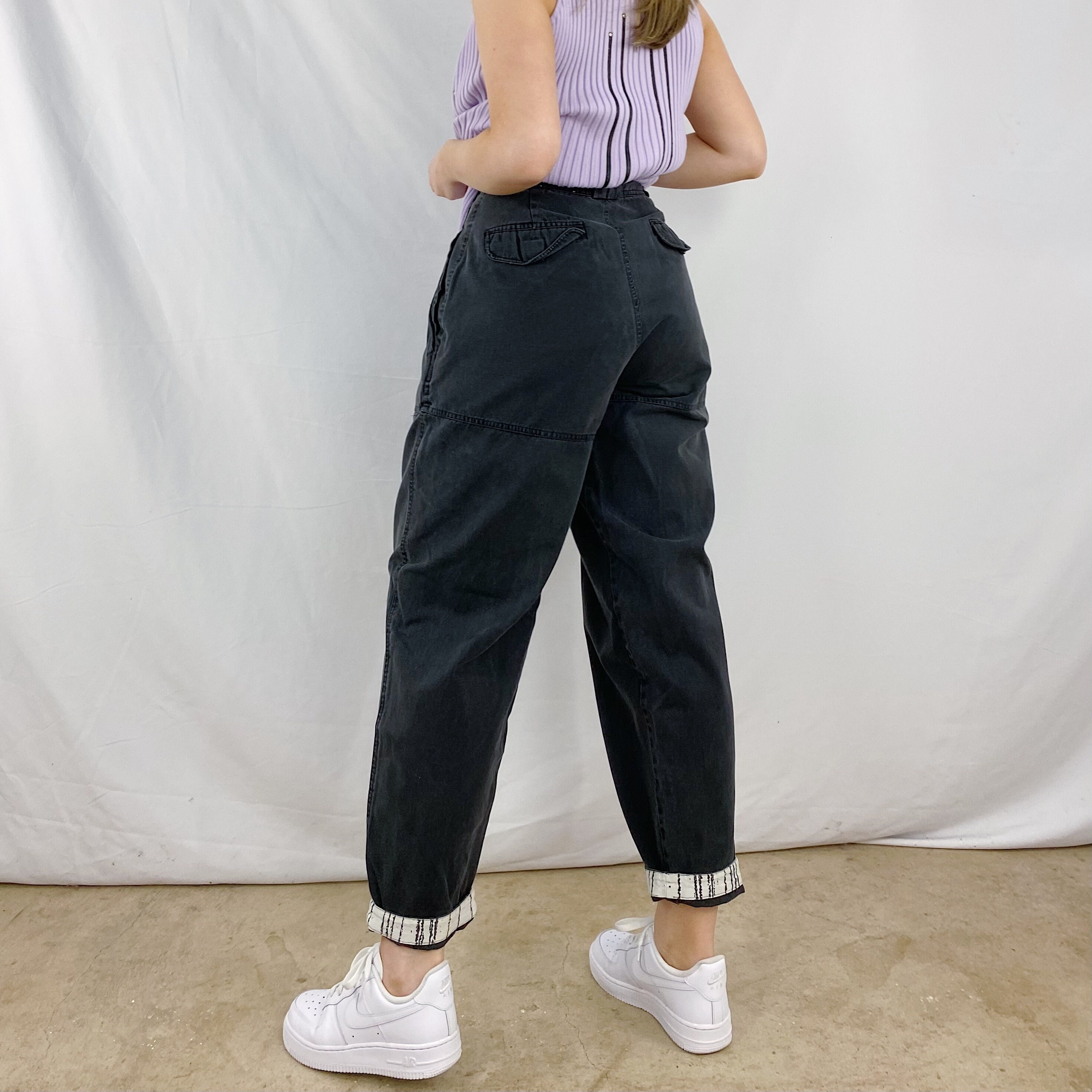 80s Nixit Co LTD Cargo Jeans 28 Waist 