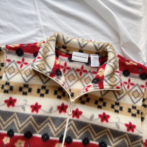 90s Alfred Dunner Fleece Sweatshirt Petite Small … - image 3