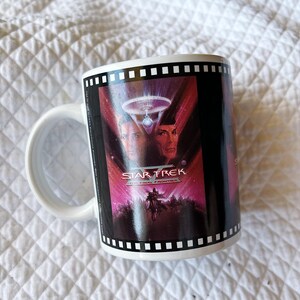 Vintage 90s Star Trek The Final Frontier Mug 1993