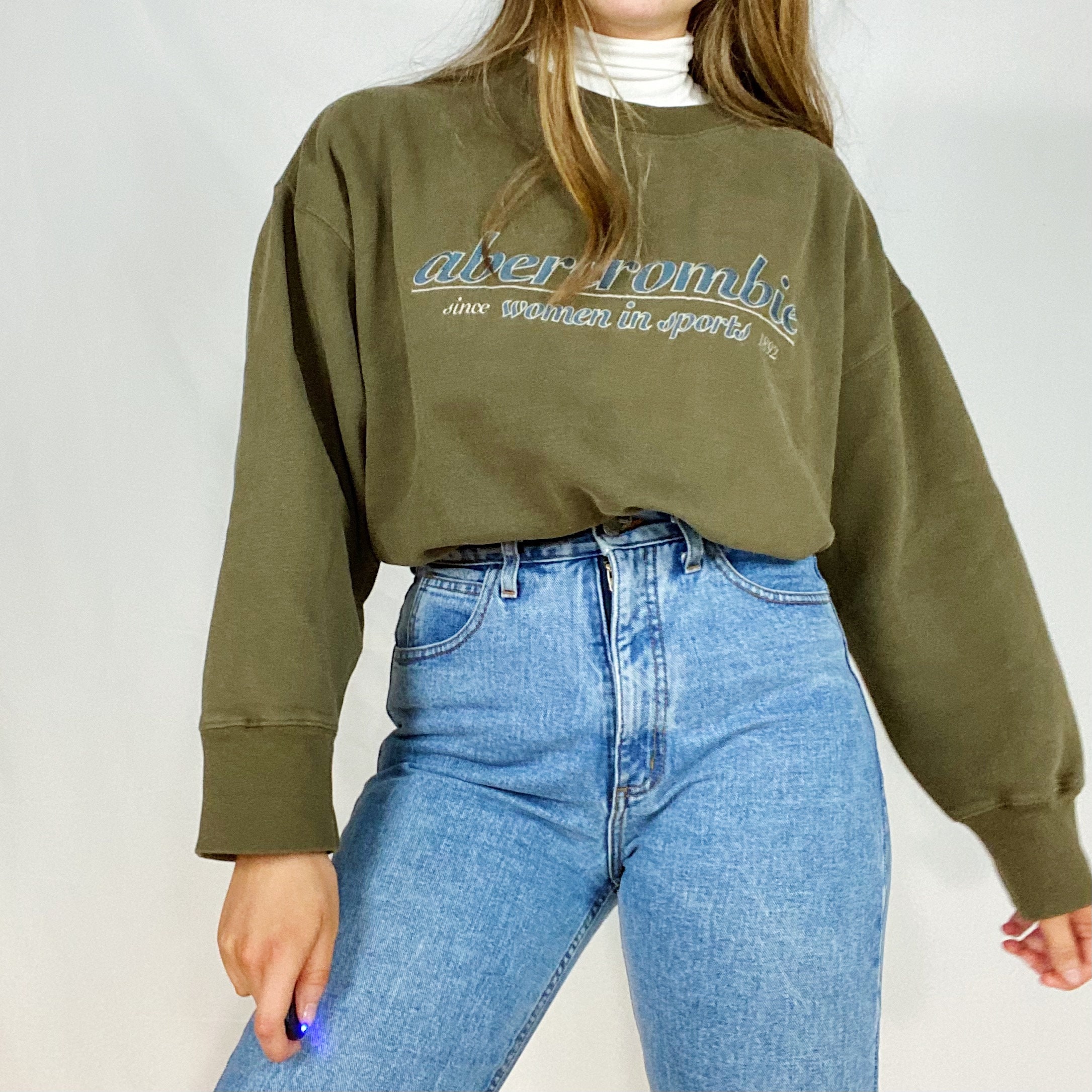 abercrombie and fitch 90s baggy low rise