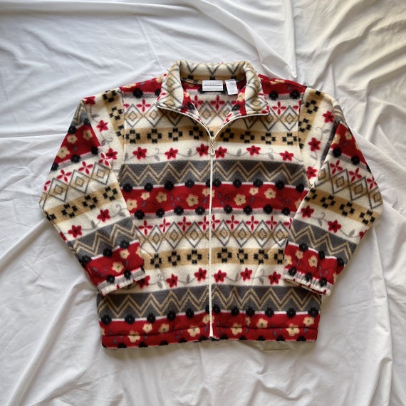 90s Alfred Dunner Fleece Sweatshirt Petite Small … - image 1