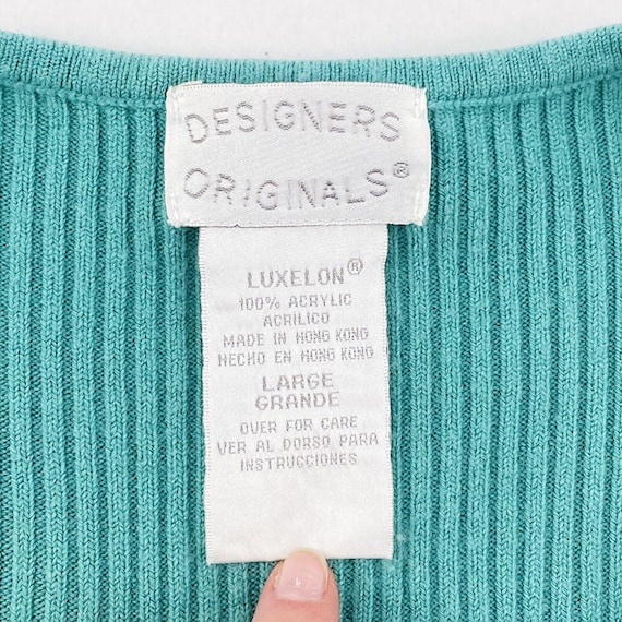 90s Designers Originals Cardigan Size Large - image 4