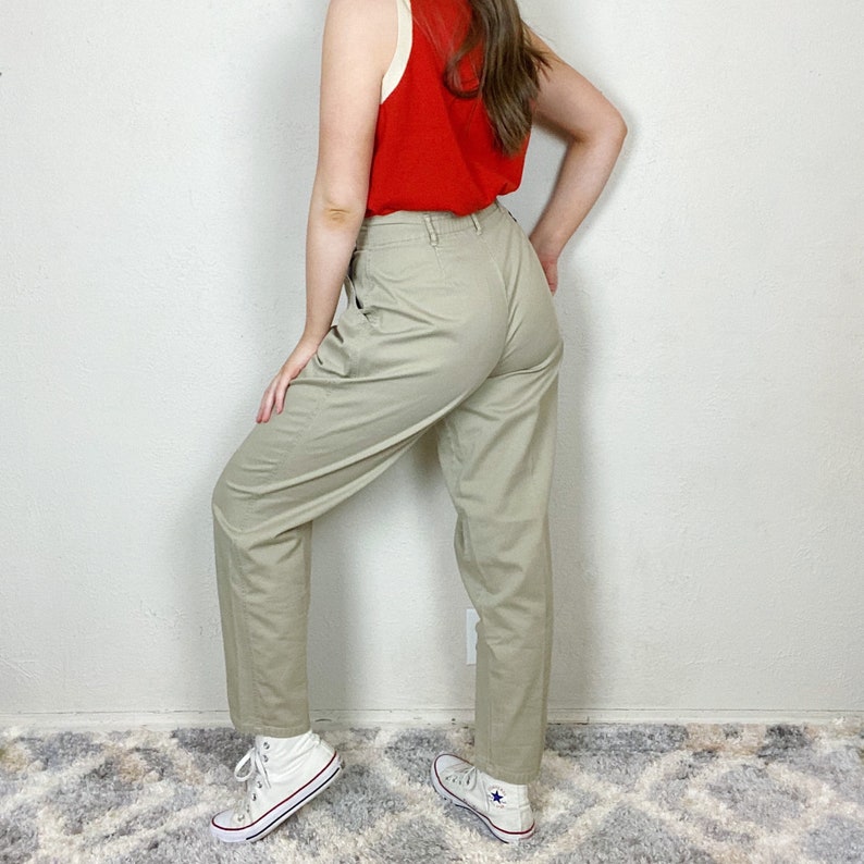 Vintage 1990s Dockers Khaki Pants Women's 26 Waist Etsy