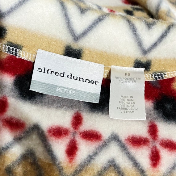 90s Alfred Dunner Fleece Sweatshirt Petite Small … - image 4
