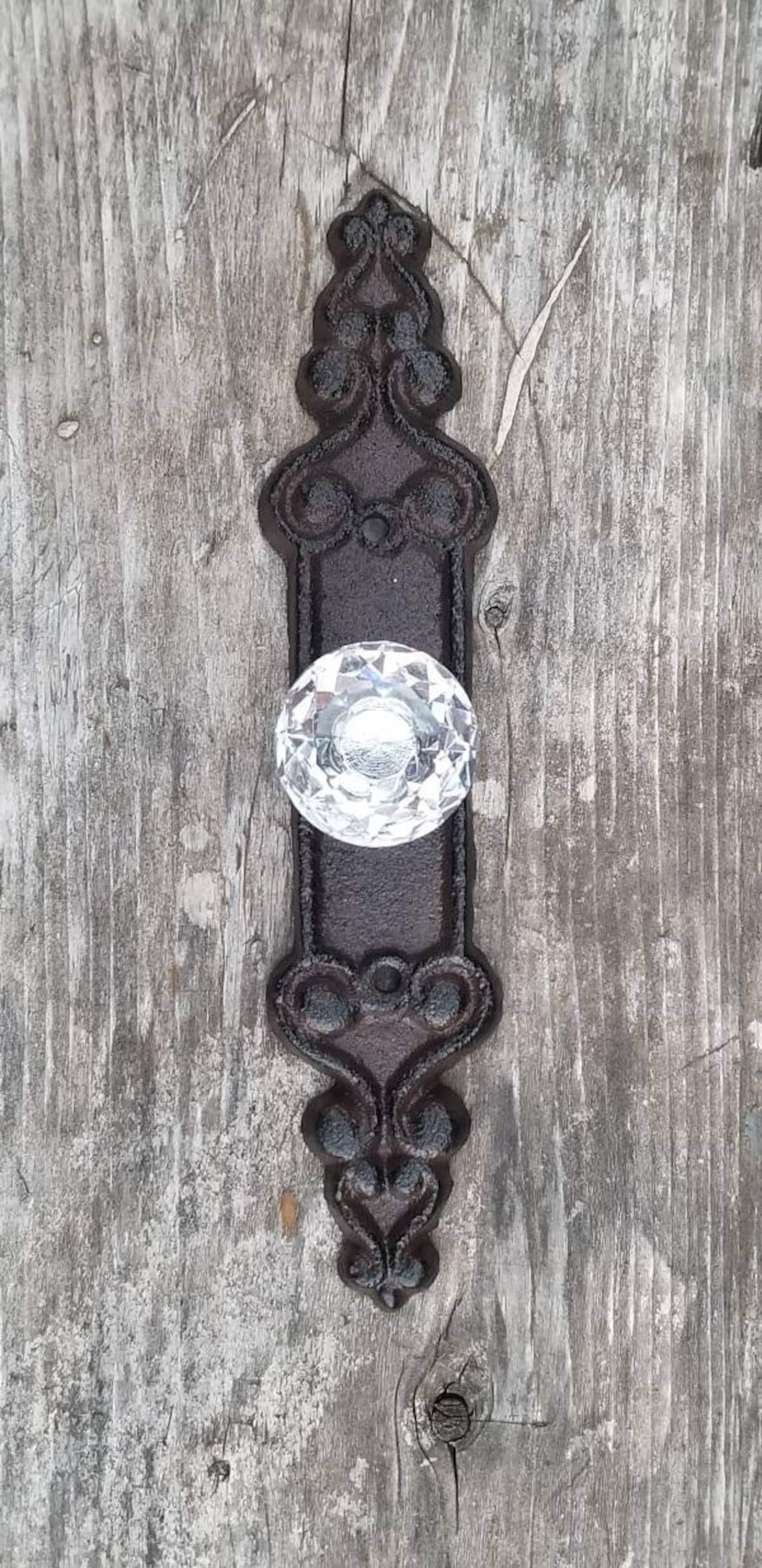 Wall Hook Door Knob Cast Iron Hook Rustic Hook Entry Hook Etsy