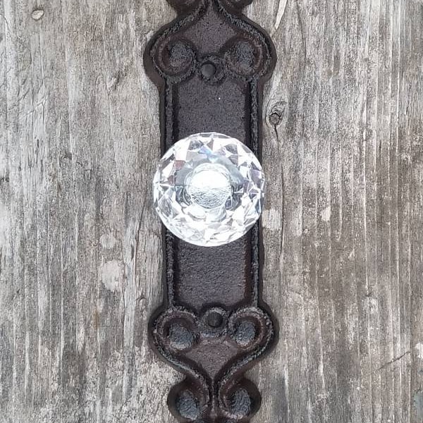 wall hook, door knob, cast iron hook, rustic hook, entry hook, bathroom hook, robe hook, jewelry holder, home decor, picture hanger