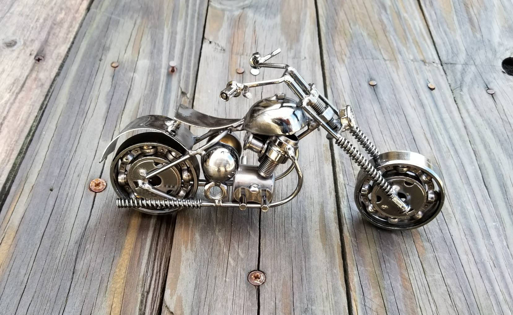 Motorcycle harley gifts for him dirtbike gift upcycled Etsy