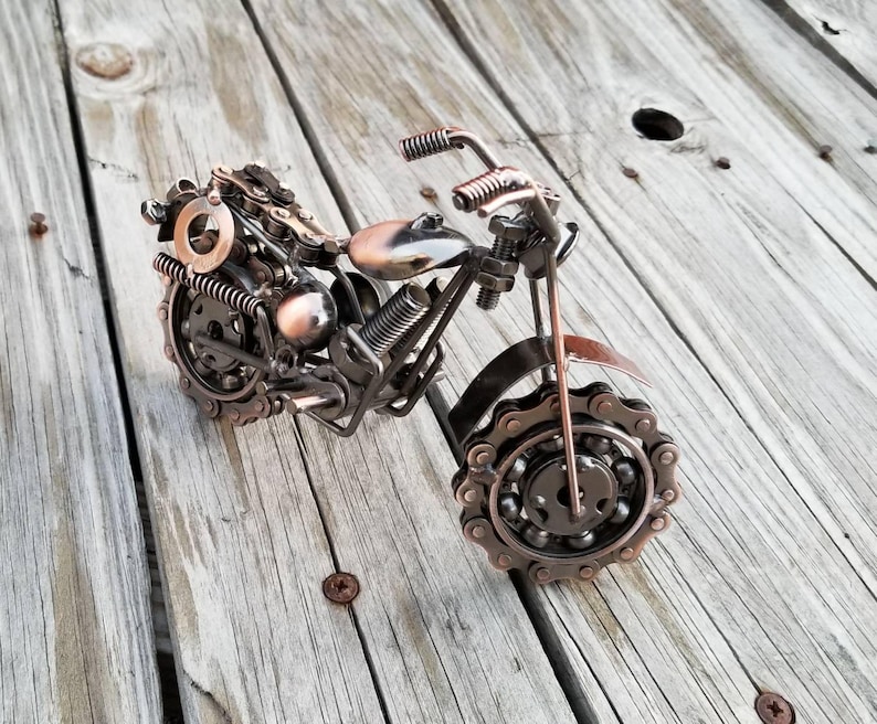 Motorcycle harley gifts for him dirtbike gift upcycled | Etsy
