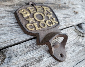 Beer Bottle Opener, wall mount bottle opener, bottle opener, rustic beer decor, beer bottle opener, Man Cave, gifts for him, beer decor