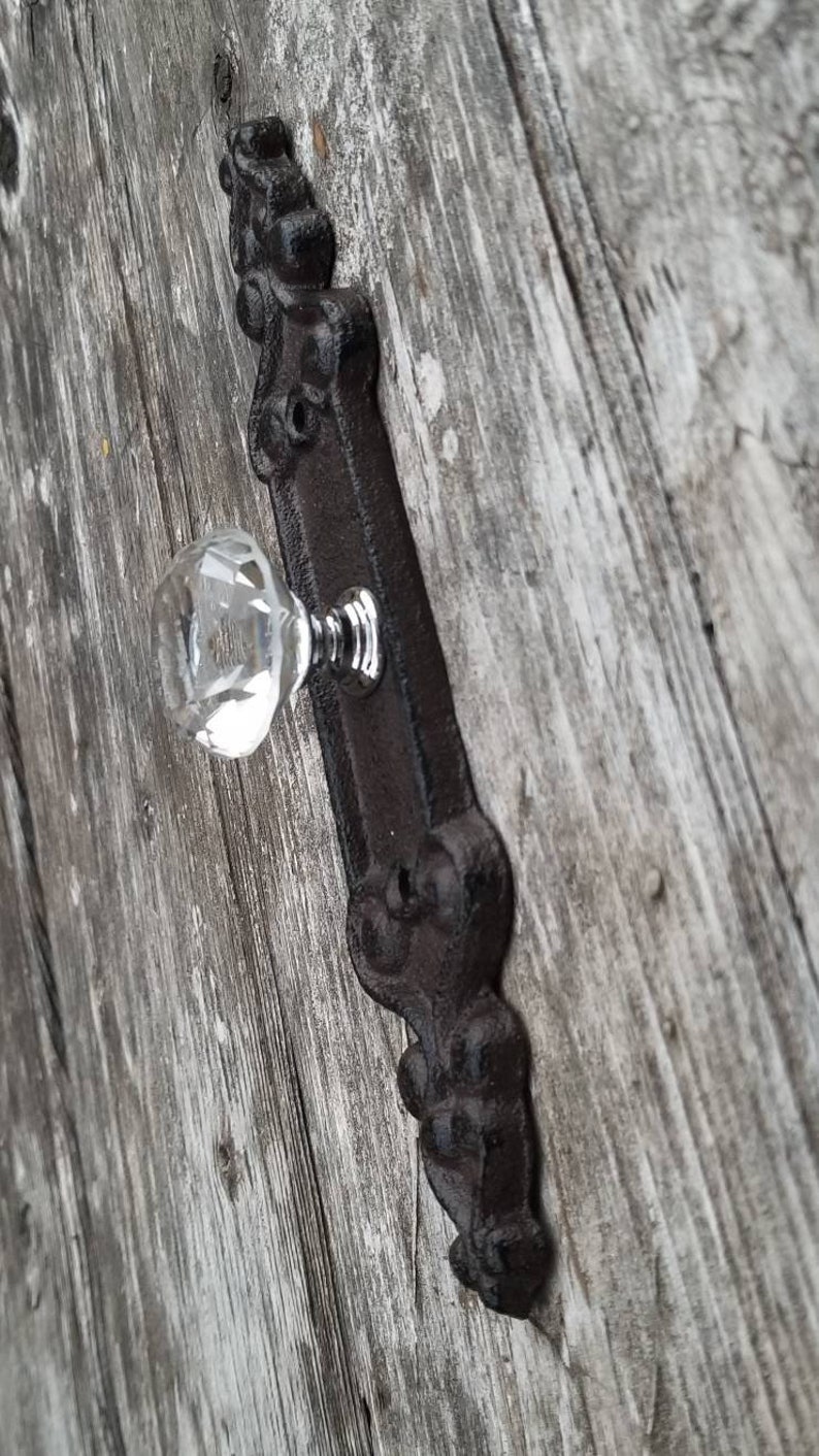 Wall Hook Door Knob Cast Iron Hook Rustic Hook Entry Hook Etsy