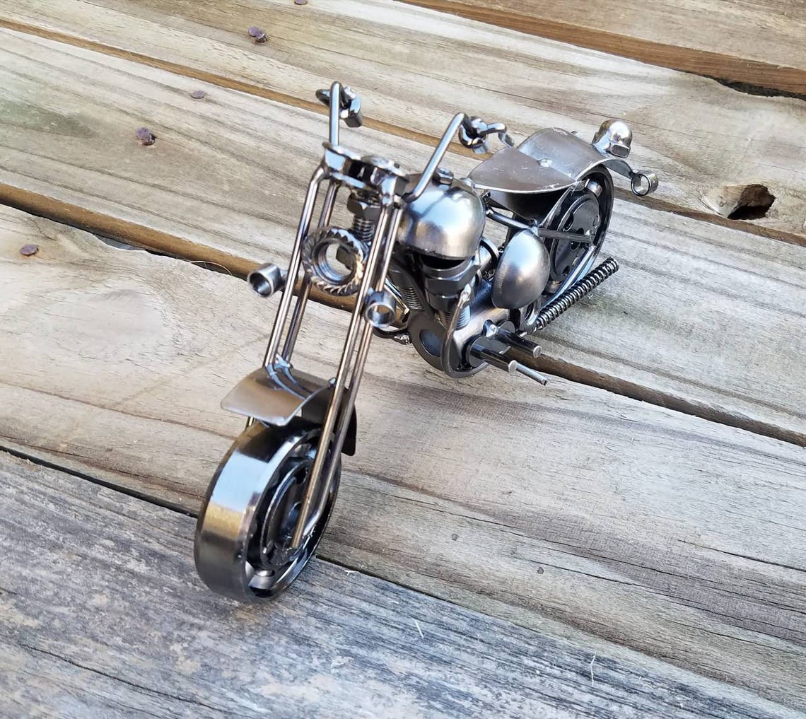 Motorcycle harley gifts for him dirtbike gift upcycled | Etsy