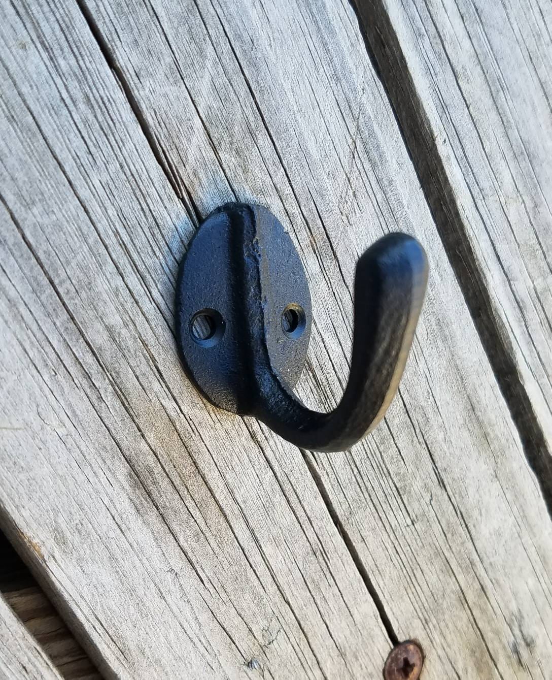 Single wall hook coat hook towel hook cast iron wall hook Etsy