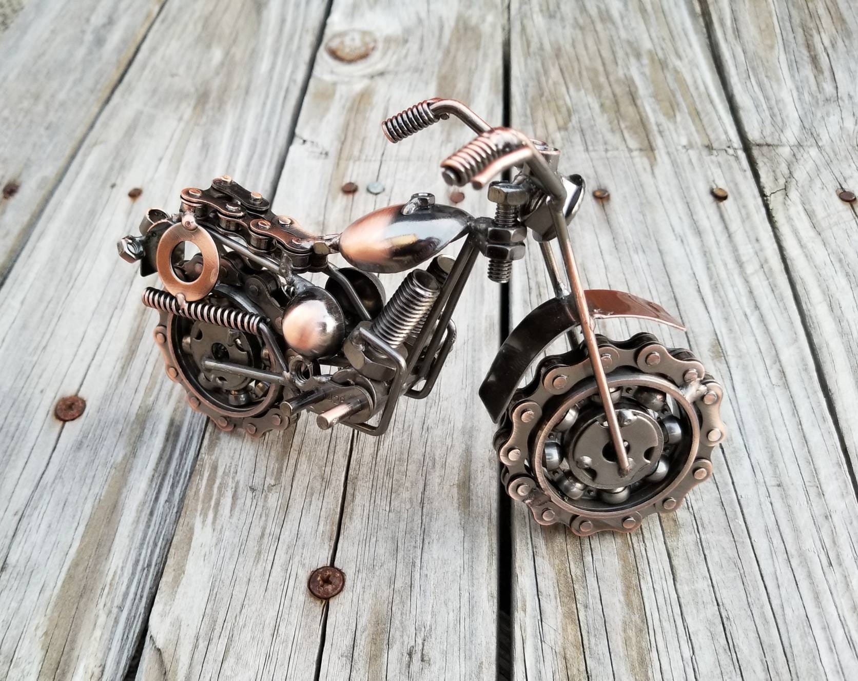 Motorcycle harley gifts for him dirtbike gift upcycled Etsy